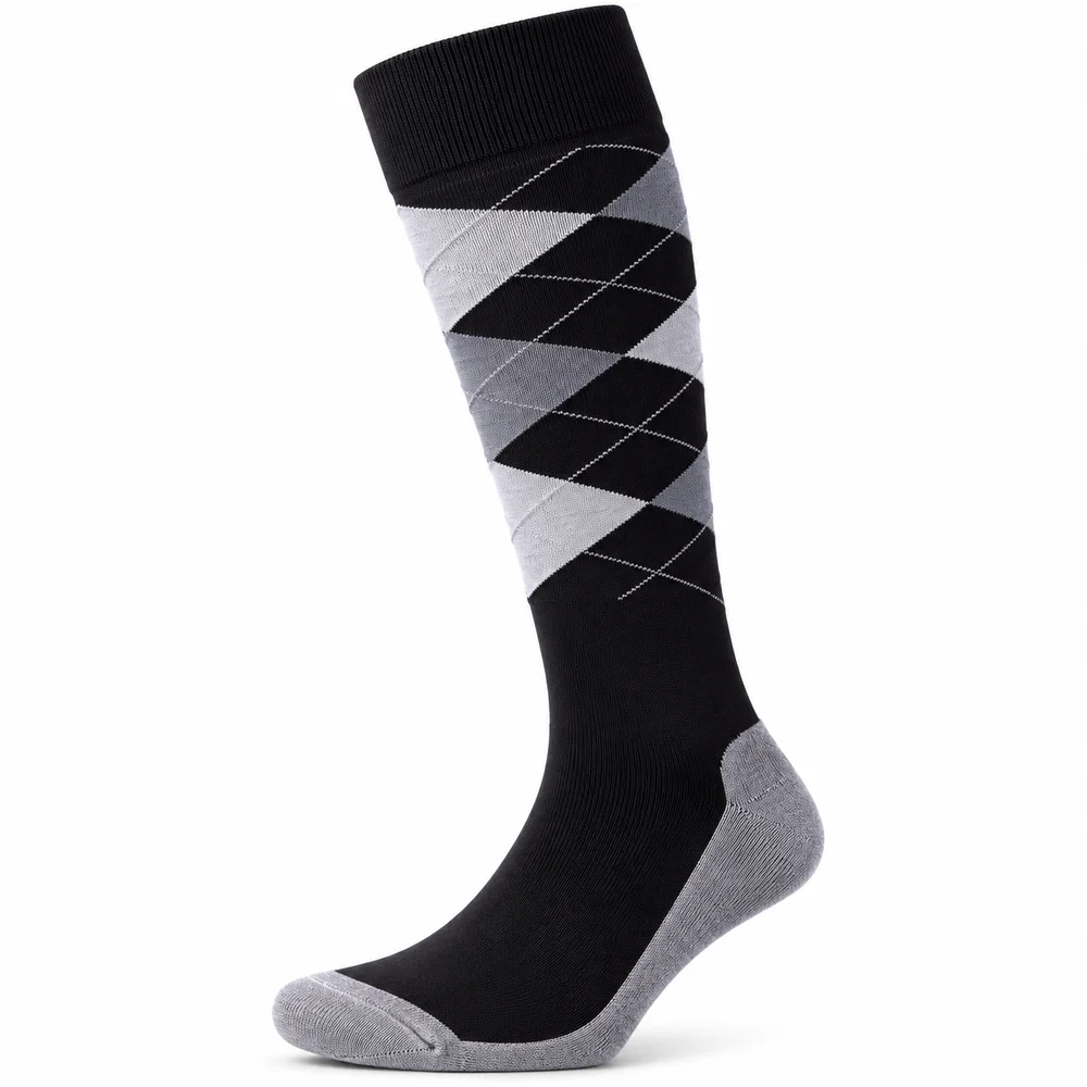 Mens Full Terry Cotton Blend Knee High Horse Riding Socks