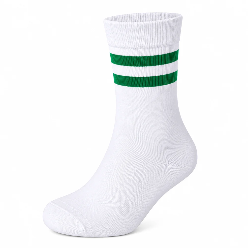 Kids Premium Cotton School Socks Non-Terry Crew School Socks