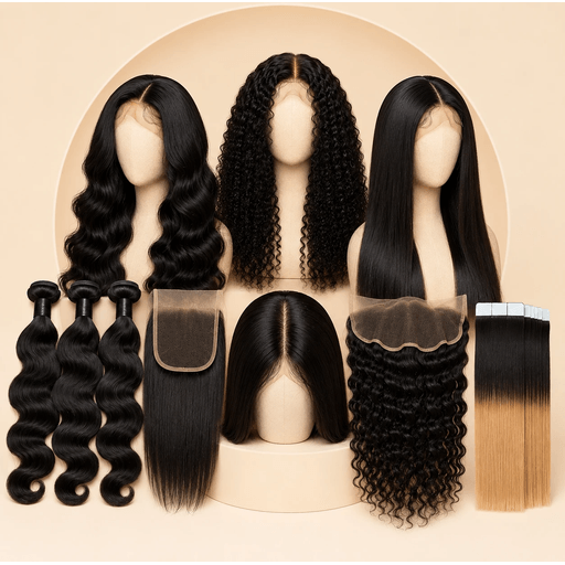Human Hair Wigs & Hair Extensions