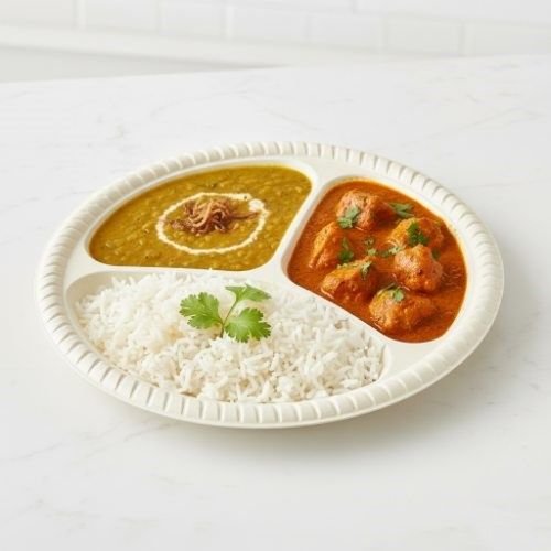 10" 3-Compartment Eco-Friendly Corn Husk Plates Costita